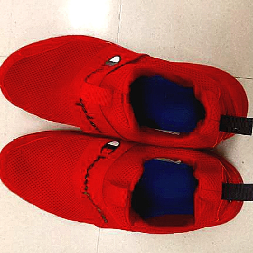 Red champion shoes,10.5